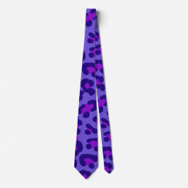 "Elektrischer Lila Leopard" Krawatte