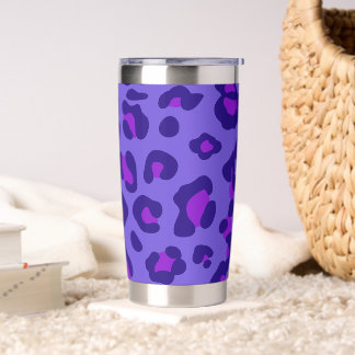 "Elektrischer Lila Leopard" Thermobecher
