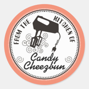 Elektrischer Mischpult mit eigener Farbe aus der K Runder Aufkleber