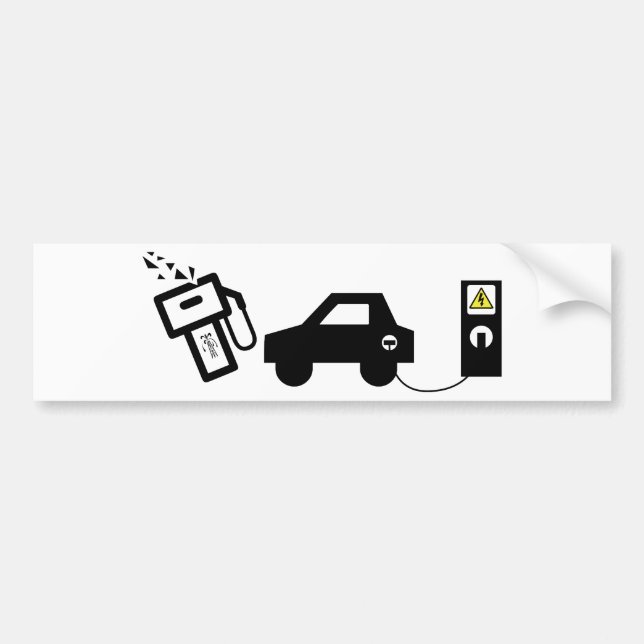 Elektrischer Mord Autoaufkleber (Vorne)