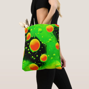 Elektrischer Neon-Blasentanz Tasche