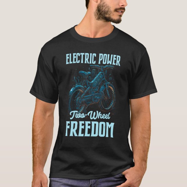 Elektrischer Power mit Electro zur Sicherheit in R T-Shirt (Vorderseite)
