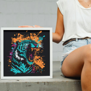 Elektrischer Raubfisch; Roaring Tiger Poster