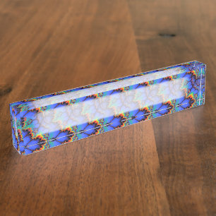 Elektrischer Regenbogen bewegt Namensplakette