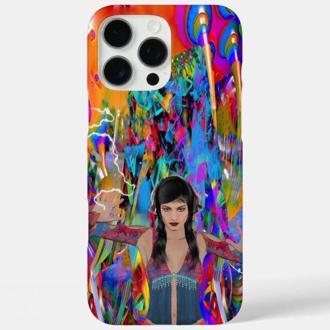 Elektrischer Reisender iPhone 16 Pro Max Hülle (Rückseite)