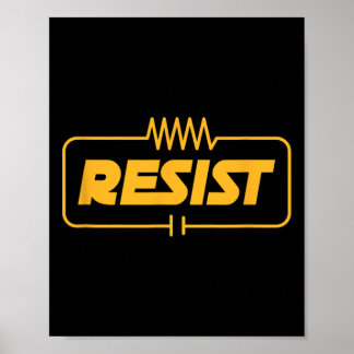 Elektrischer Resistenzingenieur Elektronik Poster