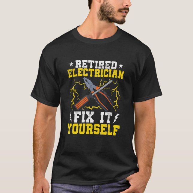 Elektrischer Ruheständler reparieren es selbst, se T-Shirt (Vorderseite)