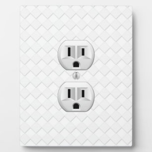 Elektrischer Stecker Wandsteckdose Spaß Anpassen D Fotoplatte