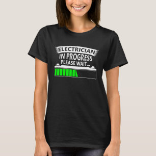 Elektrischer Strom in Betrieb Spannung Lineman Cir T-Shirt
