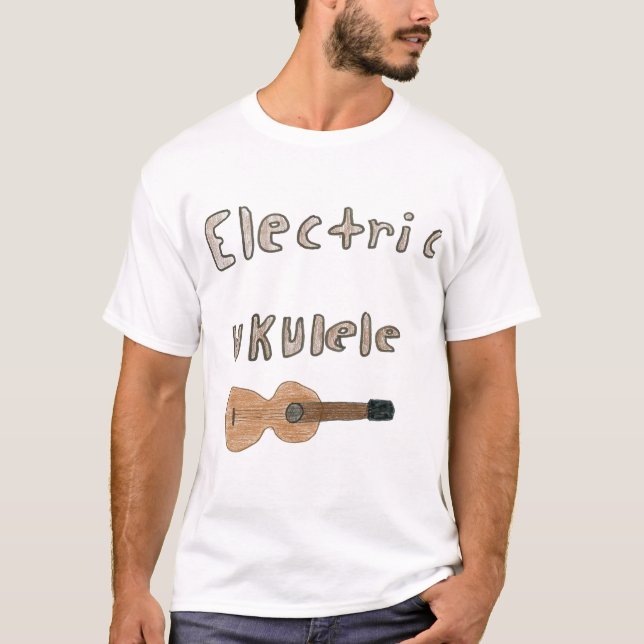 elektrischer Ukulele T-Shirt (Vorderseite)