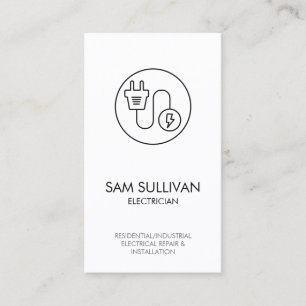 Elektrischer Unternehmer Visitenkarte