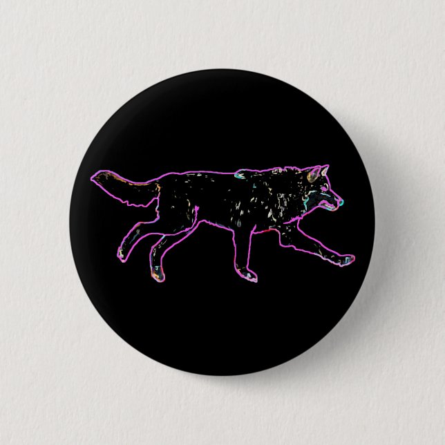 Elektrischer Wolf Button (Vorderseite)
