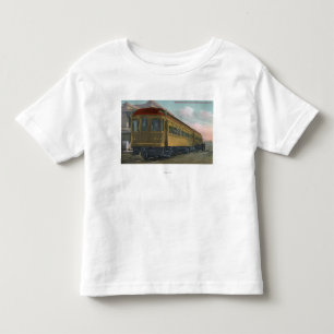 Elektrischer Zug-Nordansicht Kleinkind T-shirt