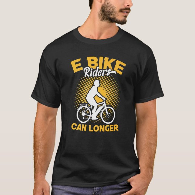 Elektrisches Bike Batterielad E Bike T-Shirt (Vorderseite)