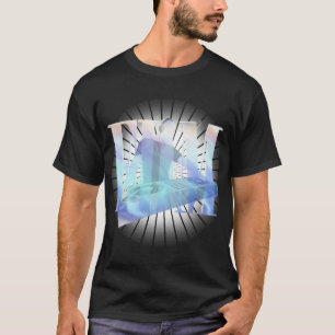 ELEKTRISCHES BLAUES EDM T-Shirt