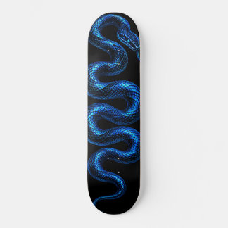 Elektrisches Blaues Schlangenskateboard Schwarzer Skateboard