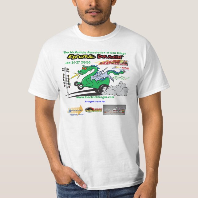 Elektrisches Dragin T-Shirt (Vorderseite)