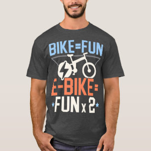 Elektrisches Fahrrad E-Bike Rad Lover Biken T-Shirt