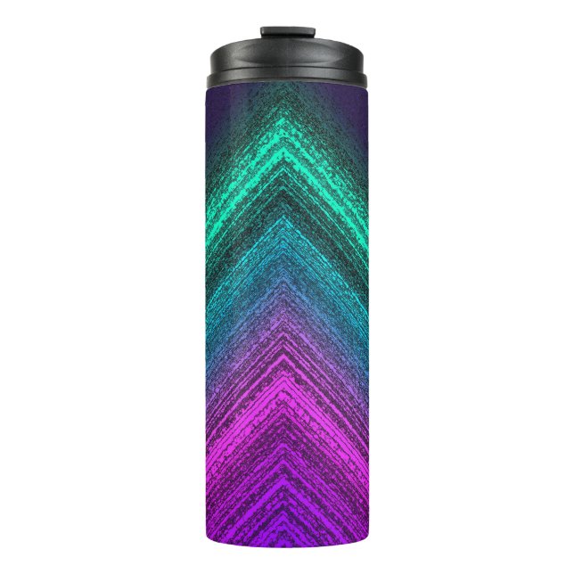 Elektrisches Gebirgsgrün Thermosbecher (Vorderseite)