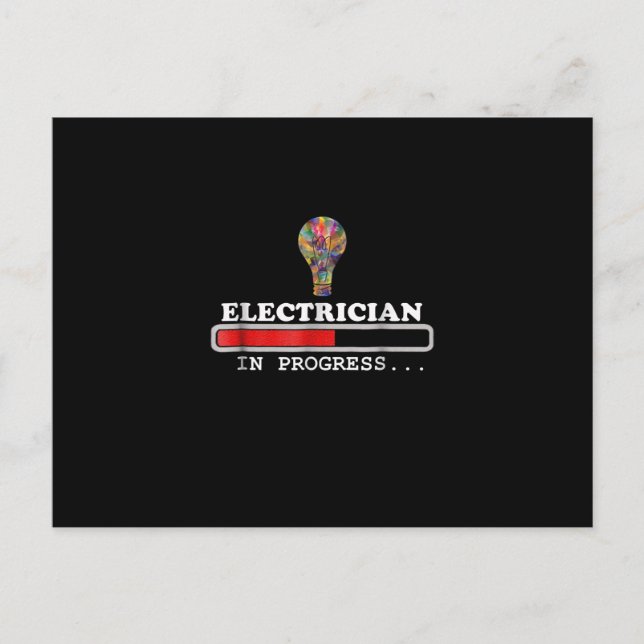 Elektrisches Geschenk, Elektrizität, Beladen der S Postkarte (Vorderseite)