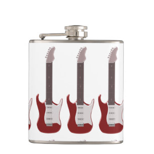Elektrisches Gitarrendesign Flachmann