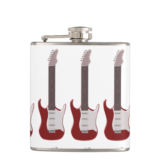 Elektrisches Gitarrendesign Flachmann (Vorderseite)