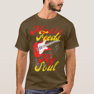 Elektrisches Gitarrenhemd, Musik ist mein Leben, G T-Shirt