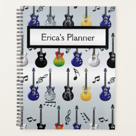 Elektrisches Gitarrenmuster Planer