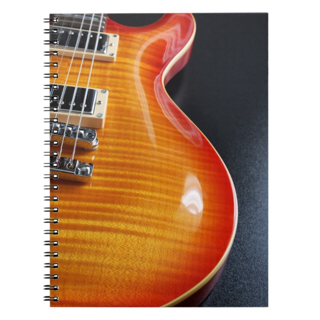 Elektrisches GitarrenNotebook Notizblock (Vorderseite)