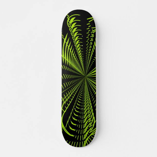 Elektrisches Grün - Maßgeschneidert Skateboard (Vorne)