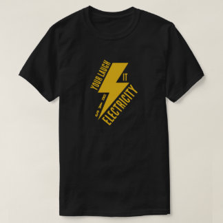 Elektrisches Lach-Blitz-Kunstwerk T-Shirt