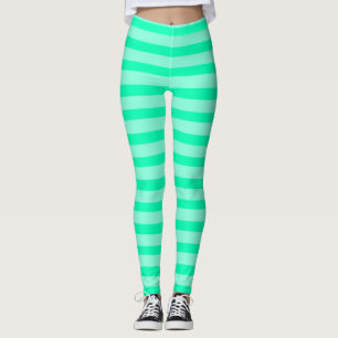 Elektrisches Limones grünes schwarzes Neonlicht Leggings