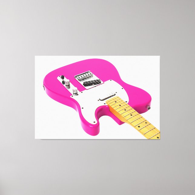 ELEKTRISCHES SCHÜBGITAR 40x60 Leinwanddruck (Vorderseite)