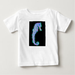 Elektrisches Seepferd Baby T-shirt