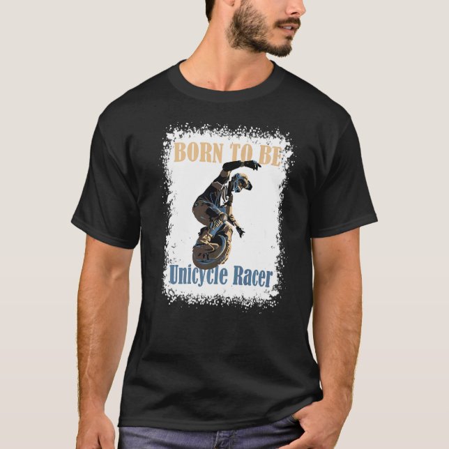 Elektrisches Single-Rad für Einrad Männer und T-Shirt (Vorderseite)