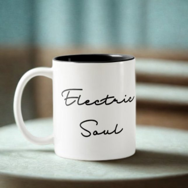 Elektrisches Soul - Inspirationsquelle Zweifarbige Tasse (Von Creator hochgeladen)