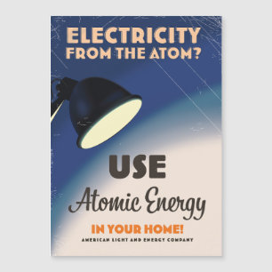 Elektrizität aus dem Atom? Magnetkarte