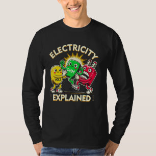 Elektrizität erklärt Ohm Recht Wissenschaft Pun Ph T-Shirt