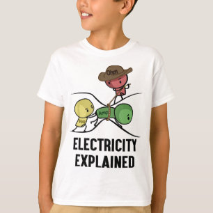 Elektrizität Erklärter Physik-Nerd Geschenk I Lehr T-Shirt