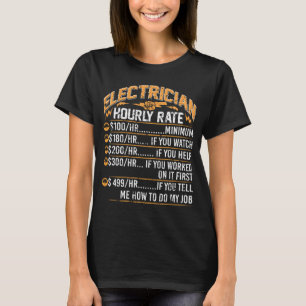 Elektrizitätsstundenspannungsleitung Ca T-Shirt