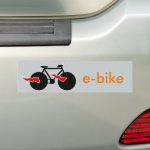 Elektro-Bike Autoaufkleber