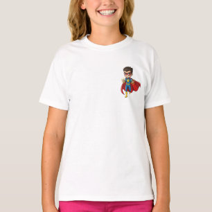 Elektro-Blitz-Superhelden-Jungen-Kinder T-Shirt