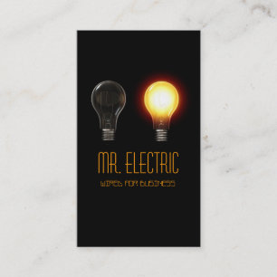 Elektro-, Elektro-, Elektro- und Businesskarte Visitenkarte