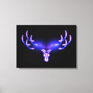 Elektroantler Leinwanddruck
