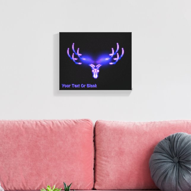 Elektroantler Leinwanddruck (Insitu (Wohnzimmer))