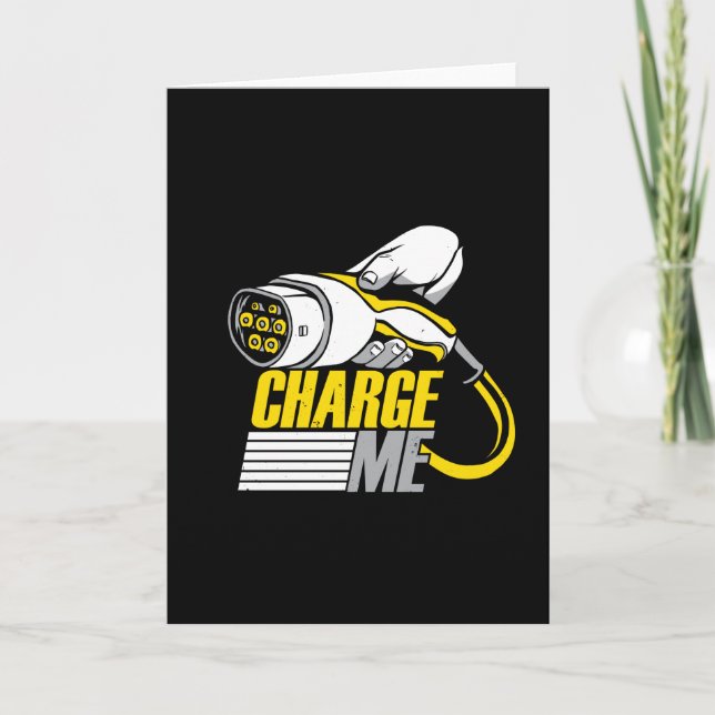 Elektroauto Karte (Vorderseite)