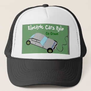 Elektroautos sind die Zukunft Truckerkappe
