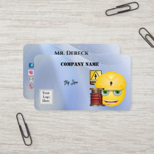 Elektrobetriebskarte Visitenkarte