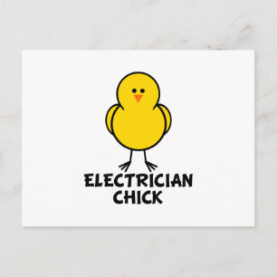 Elektrochick Postkarte
