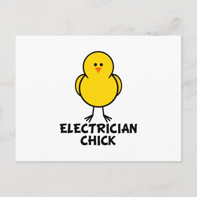 Elektrochick Postkarte (Vorderseite)